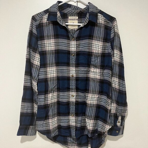 American Eagle Boyfriend Fit Flannel - Picture 1 of 4
